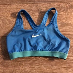 Nike Dri-Fit Sports Bra in Blue